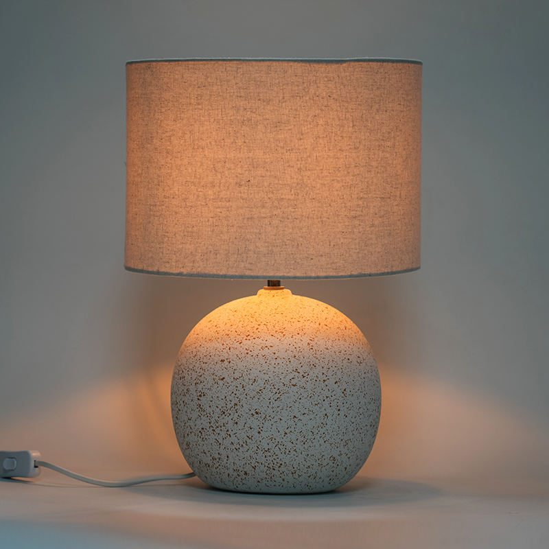 Đèn bàn gốm kiểu Nhật Bản kiểu đèn retro